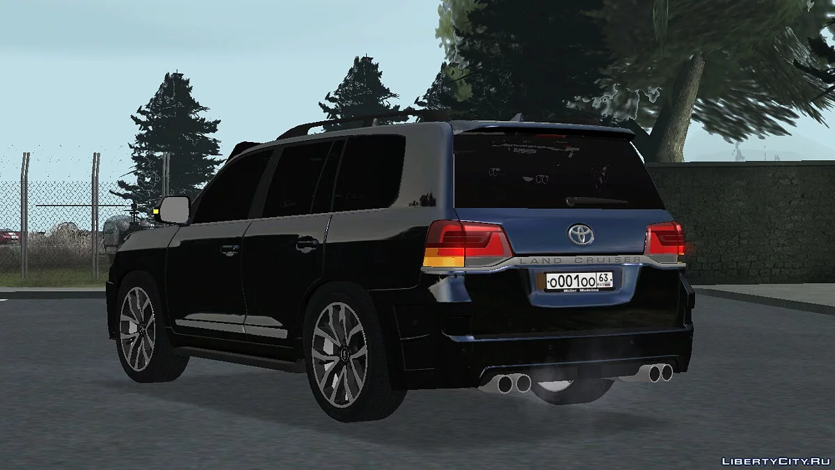 Toyota Land Cruiser 200 (CCD) + тюнинг / GTA San Andreas