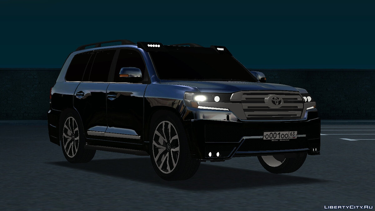 Скачать Toyota Land Cruiser 200 (CCD) + тюнинг для GTA San Andreas