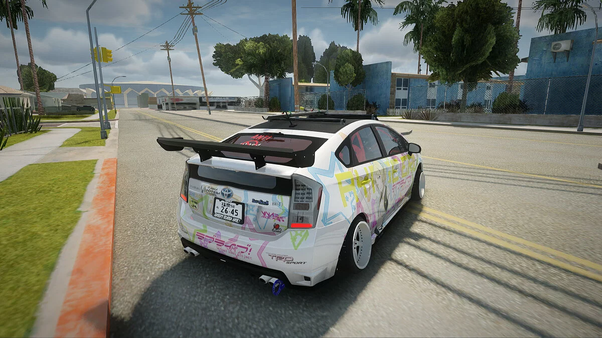 Toyota Prius Hybrid Eri Ayase Love Live Itasha (IVF) / GTA San Andreas