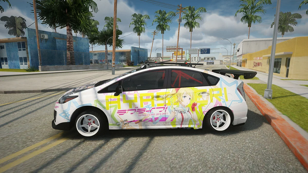 Toyota Prius Hybrid Eri Ayase Love Live Itasha (IVF) / GTA San Andreas