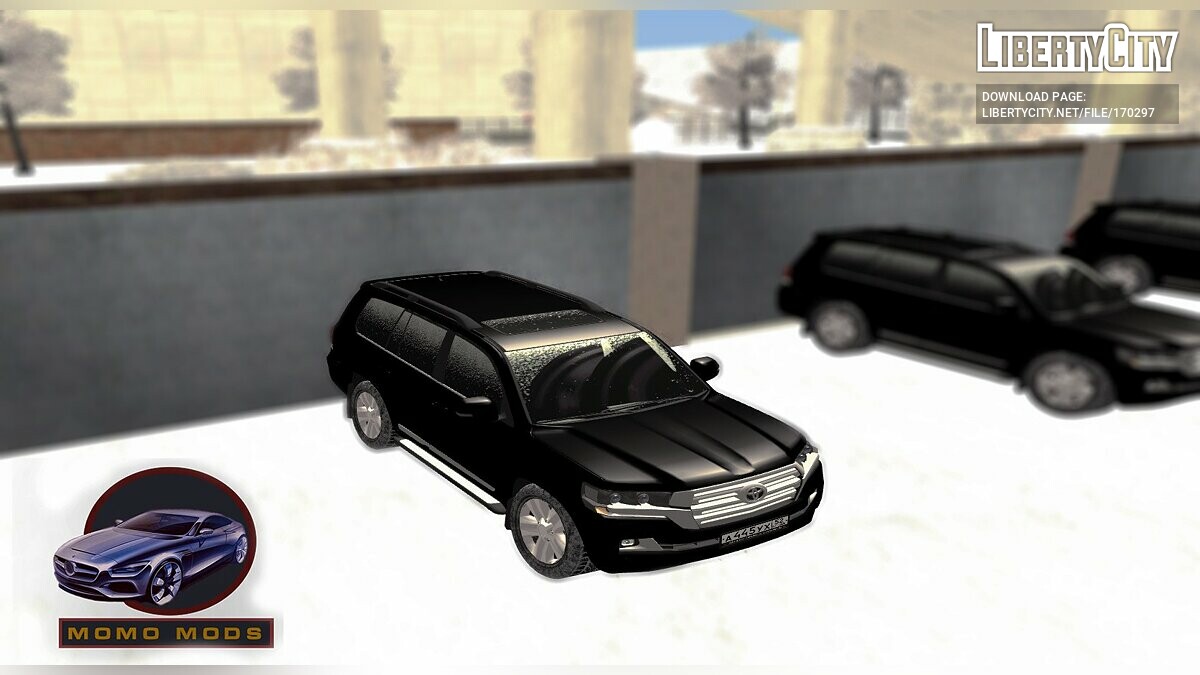 Скачать Toyota Land Cruiser 200 Рестайлинг 2 Зимняя версия для GTA San  Andreas