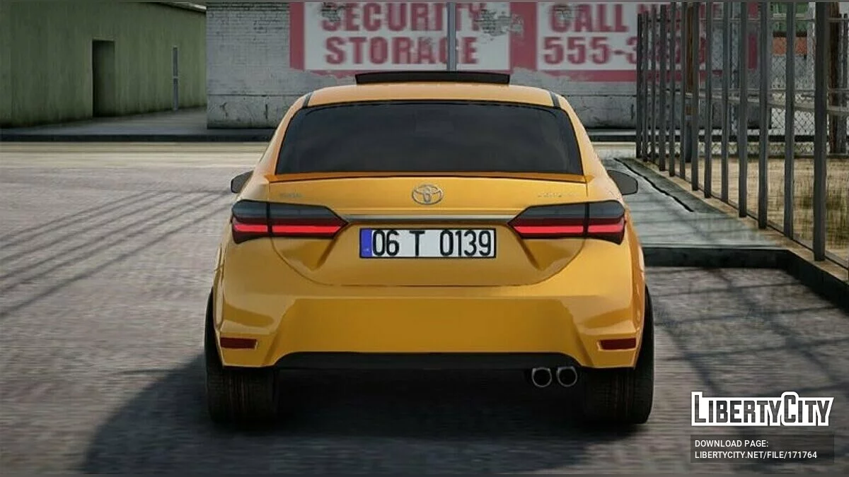 Toyota Corolla 2018 Taxi / GTA San Andreas