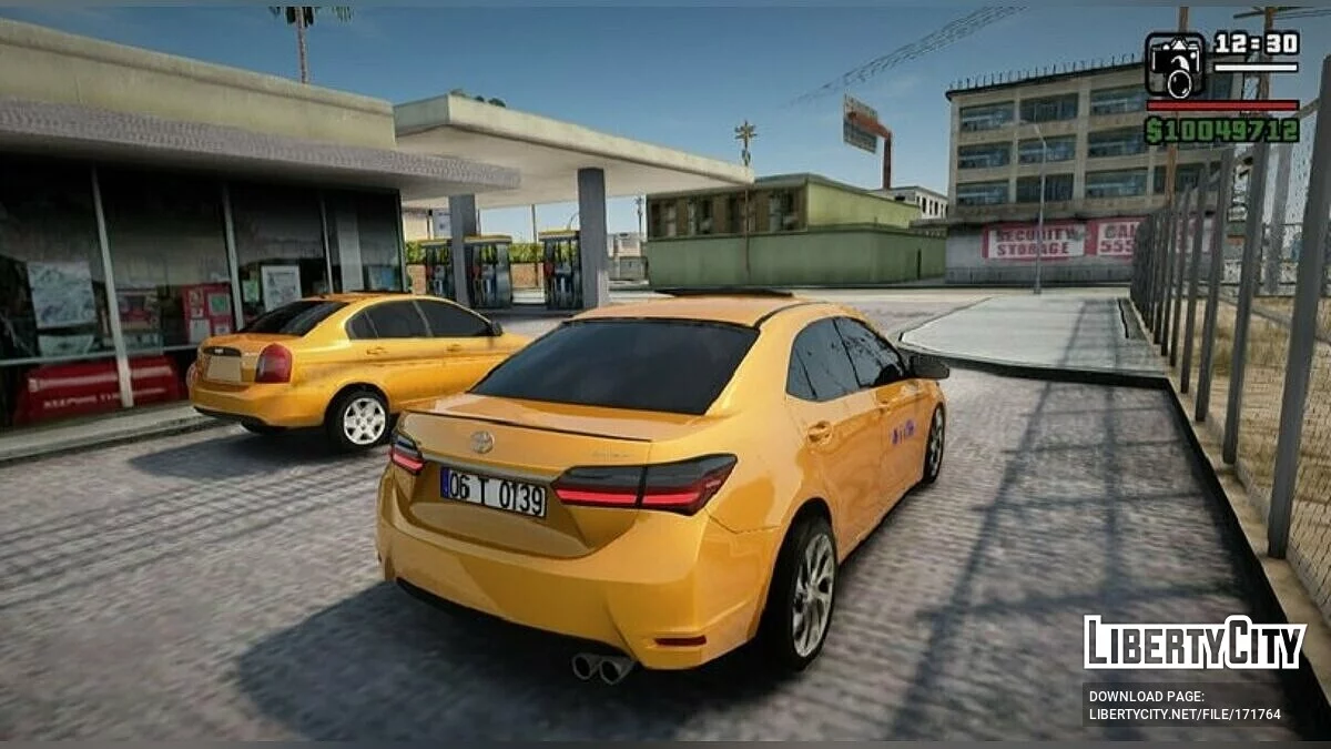 Toyota Corolla 2018 Taxi / GTA San Andreas
