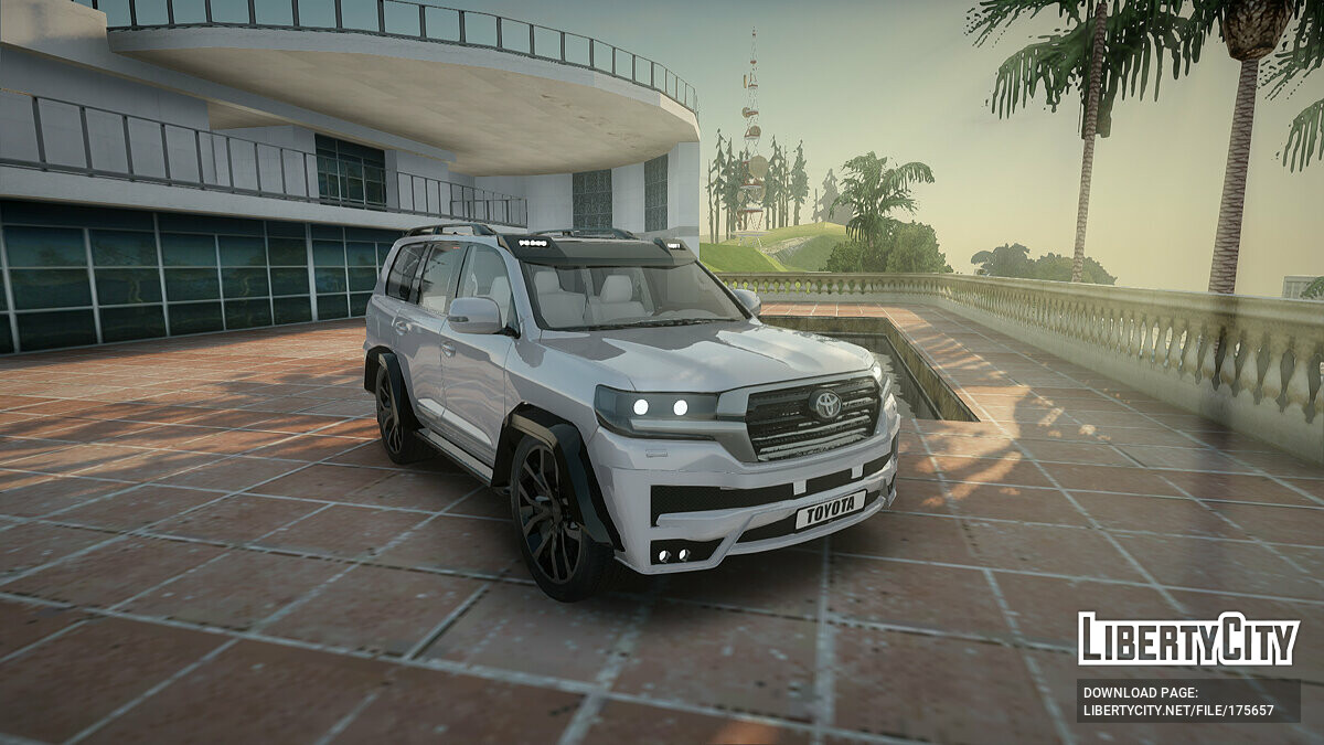 Скачать Toyota Land Cruiser 200 для GTA San Andreas