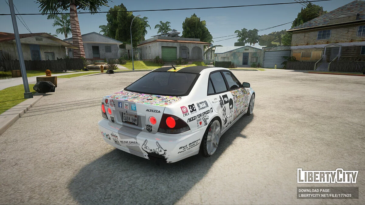 Toyota Altezza 2004 + тюнинг / GTA San Andreas