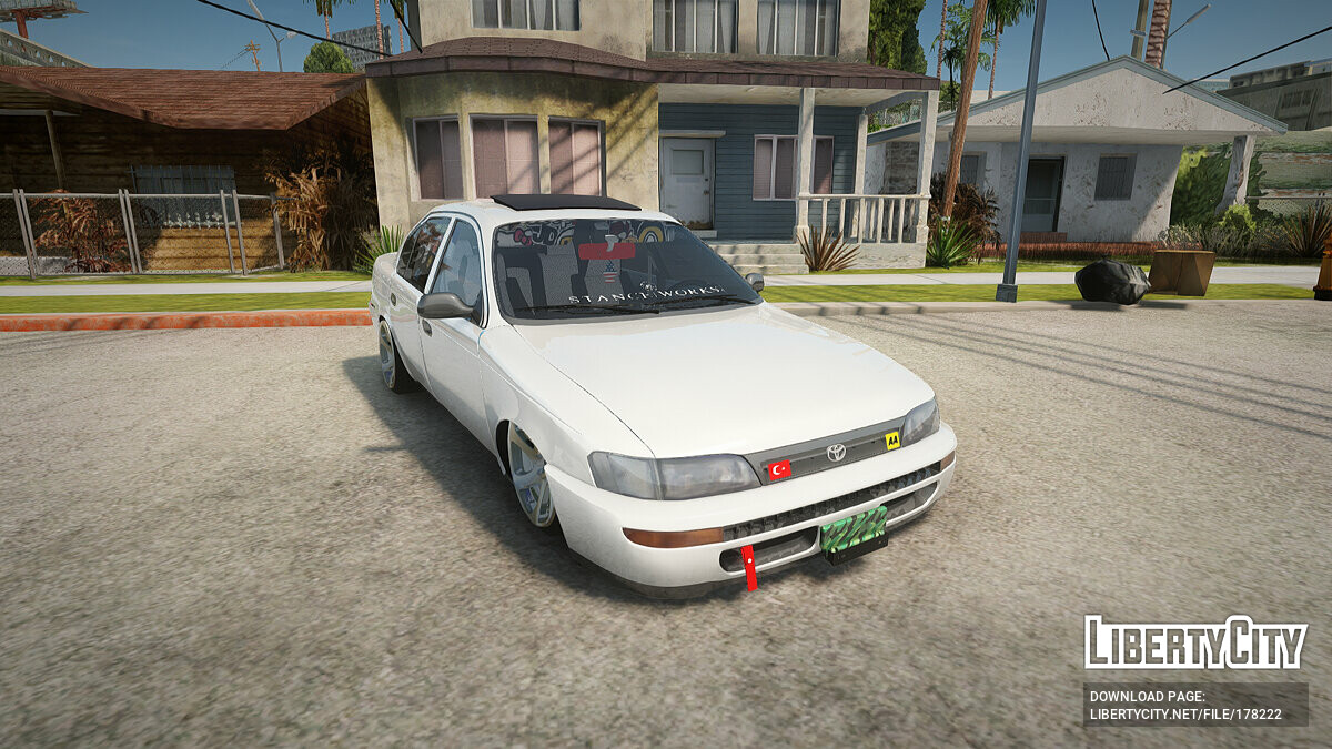 Скачать Toyota Corolla для GTA San Andreas