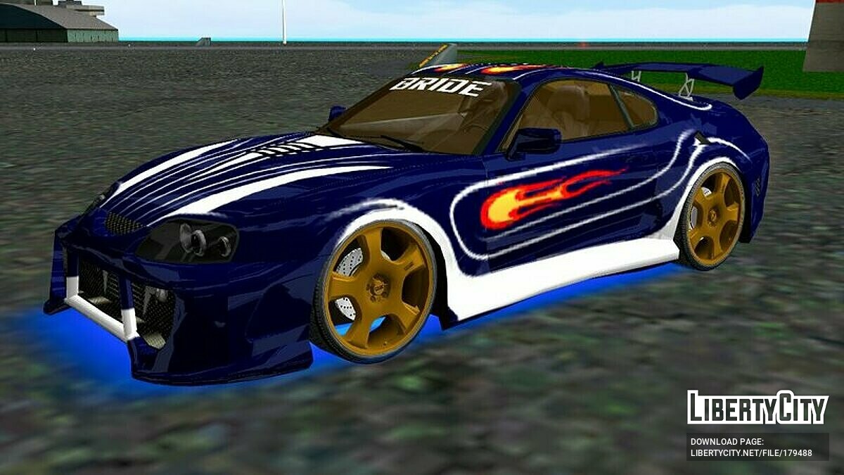 Скачать Toyota Supra Tuning NFSMW (Vic) для GTA San Andreas