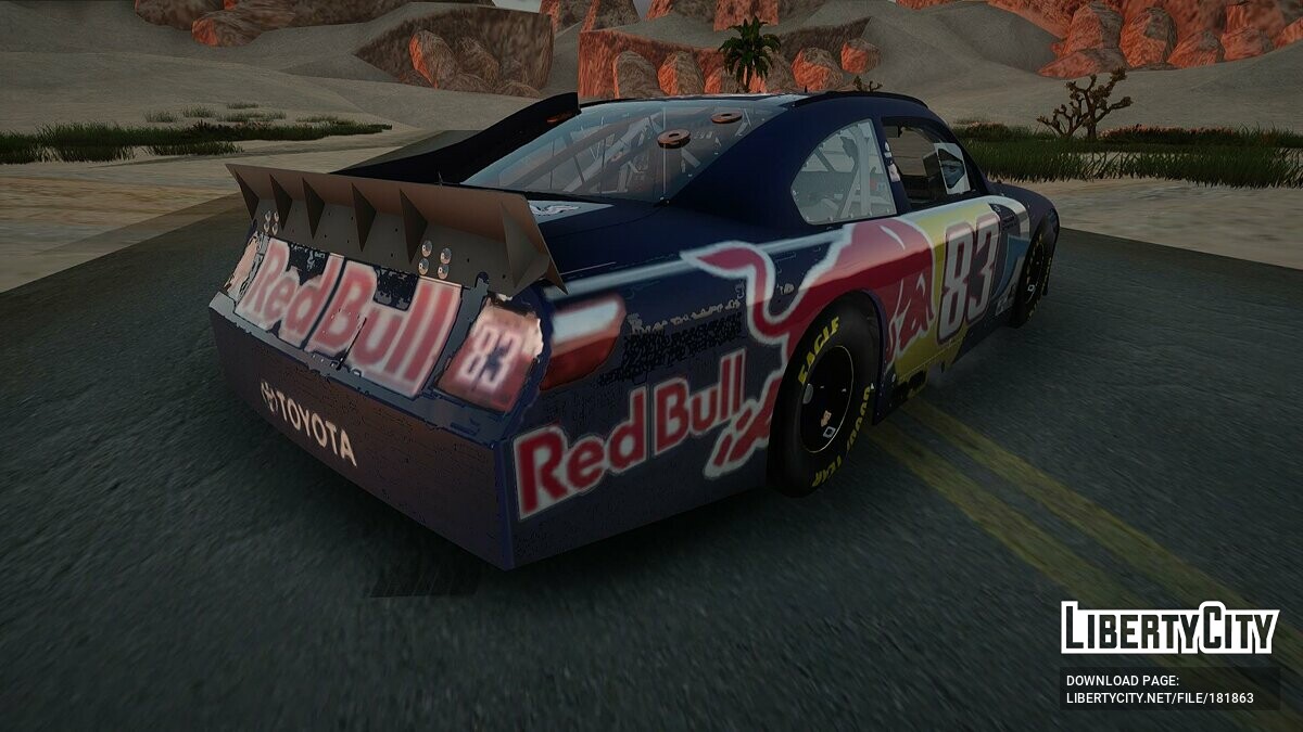 Скачать Toyota Camry #83 Red Bull NASCAR для GTA San Andreas