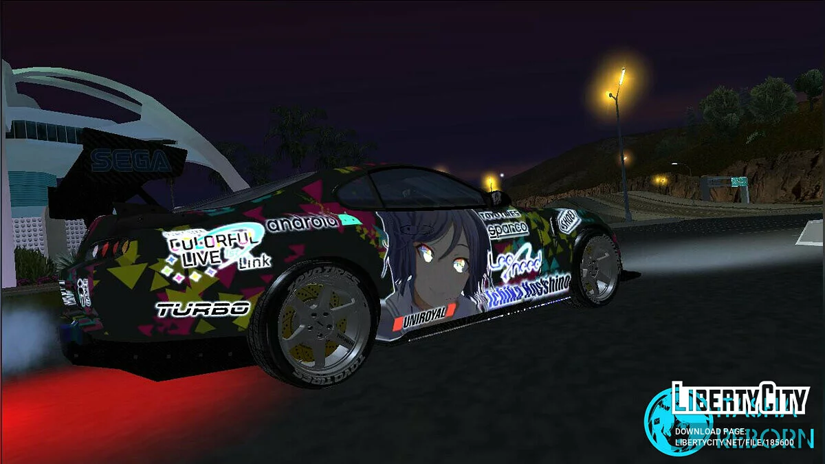 Toyota Supra Itasha Hoshino Ichika of Project Sekai Tuning / GTA San Andreas