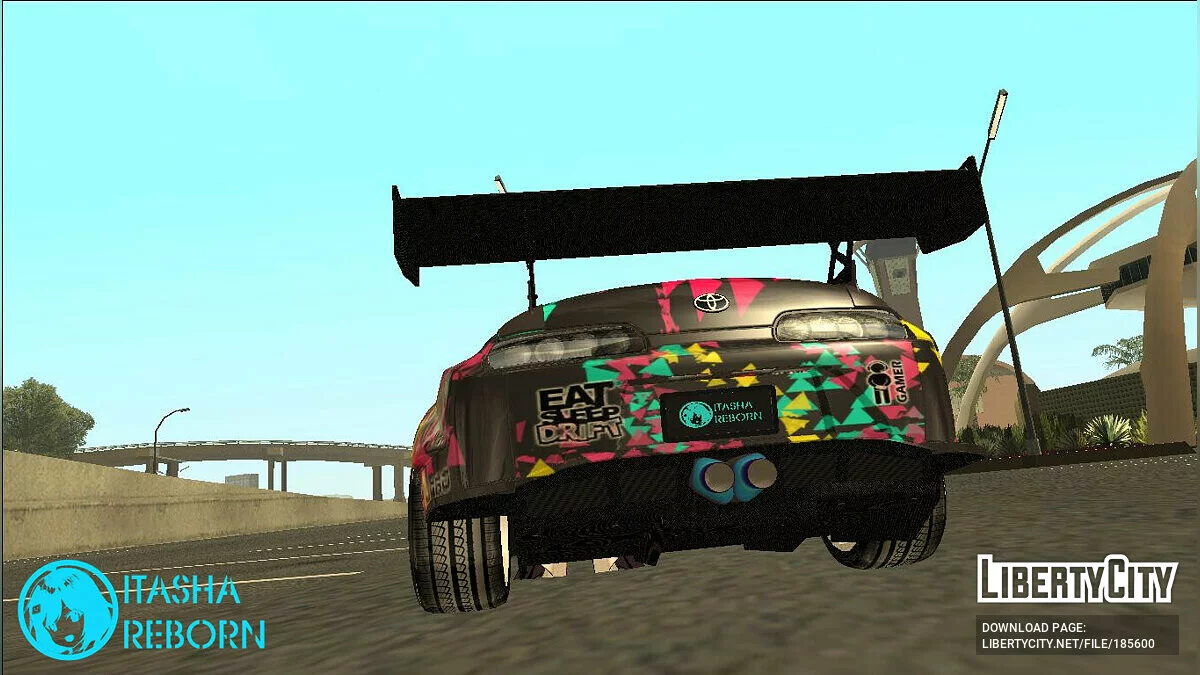 Toyota Supra Itasha Hoshino Ichika of Project Sekai Tuning / GTA San Andreas