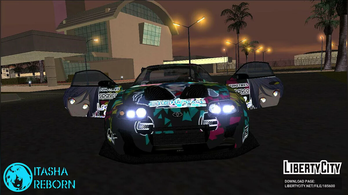 Toyota Supra Itasha Hoshino Ichika of Project Sekai Tuning / GTA San Andreas