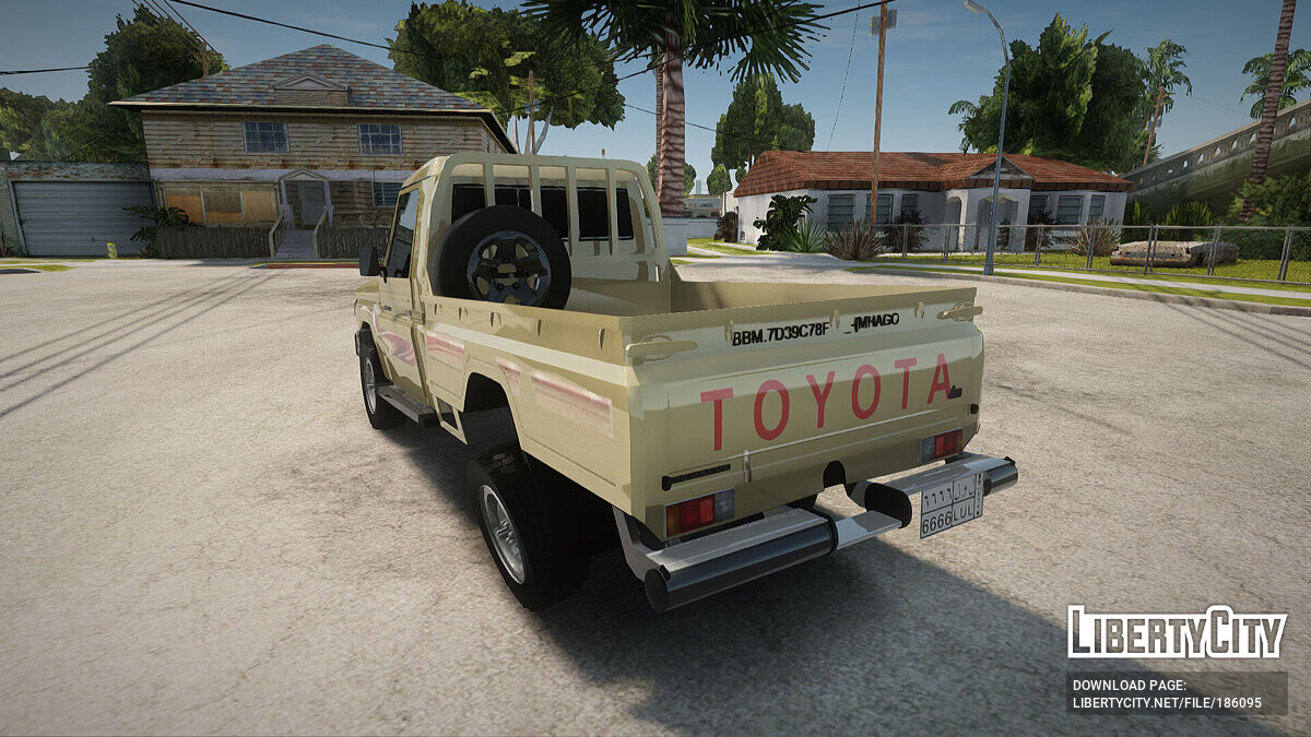 Скачать Toyota LC Pickup 2016 для GTA San Andreas