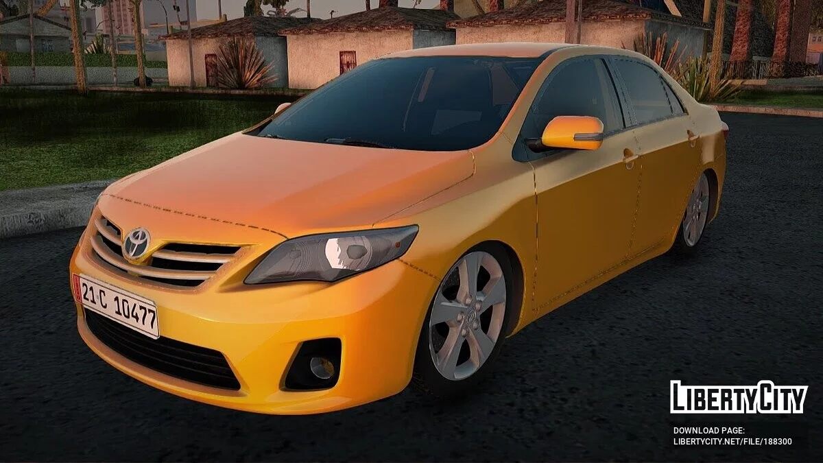 Toyota Corolla 2012 Taxi Baghdad / GTA San Andreas