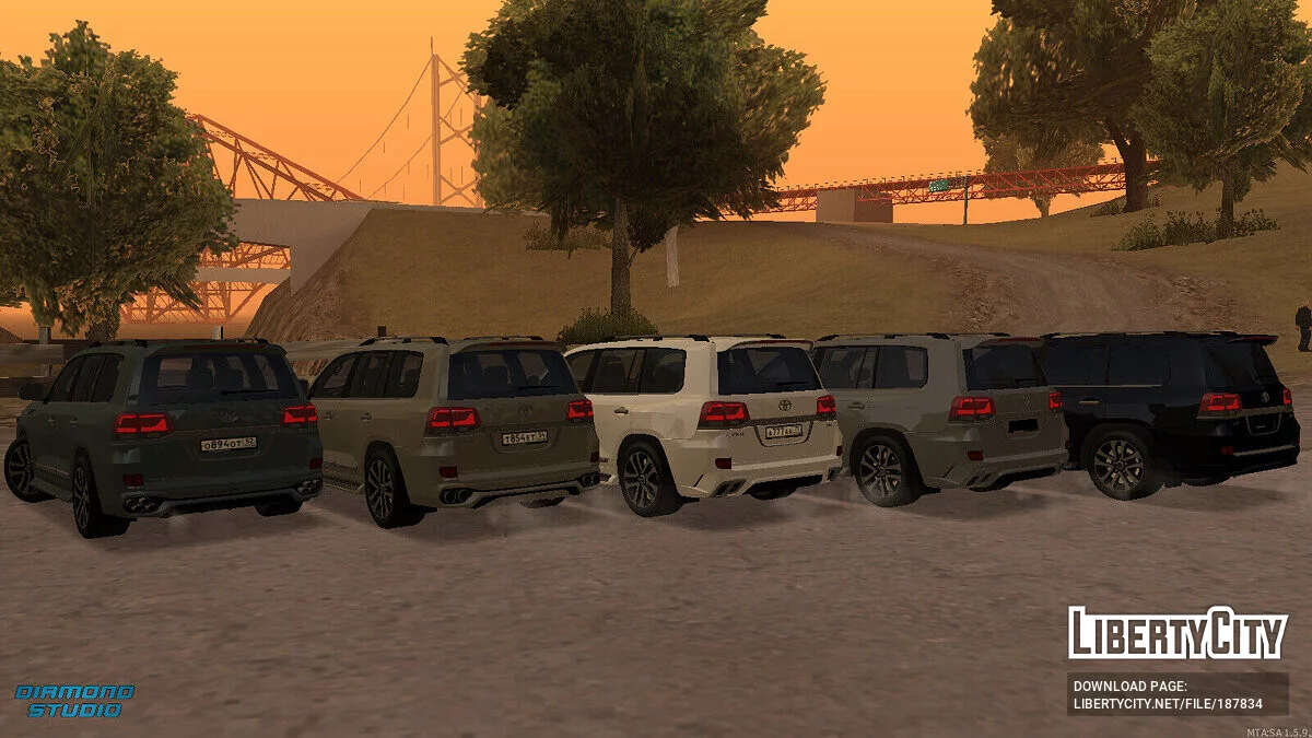 Toyota Land Cruiser 200 + CCD / GTA San Andreas