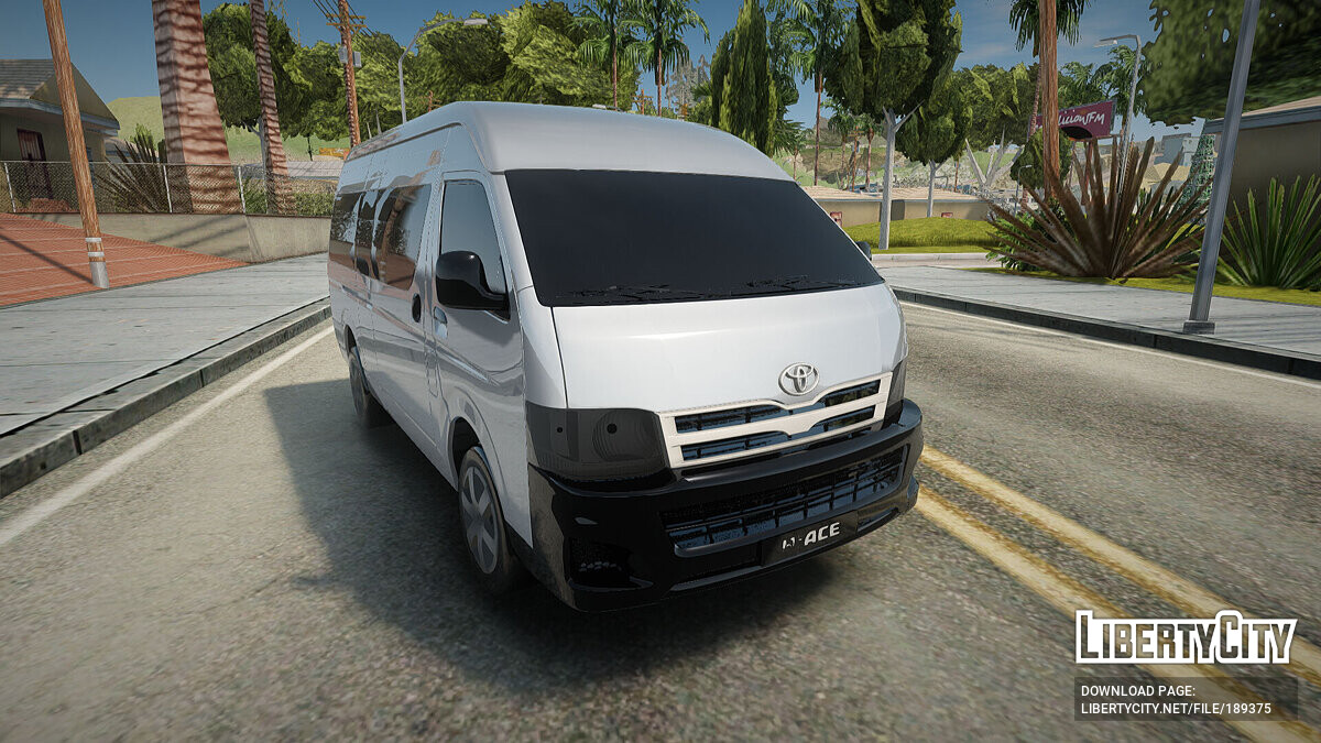 Скачать Toyota Hiace для GTA San Andreas