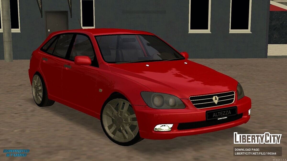 Скачать Toyota Altezza Gita + CCD для GTA San Andreas