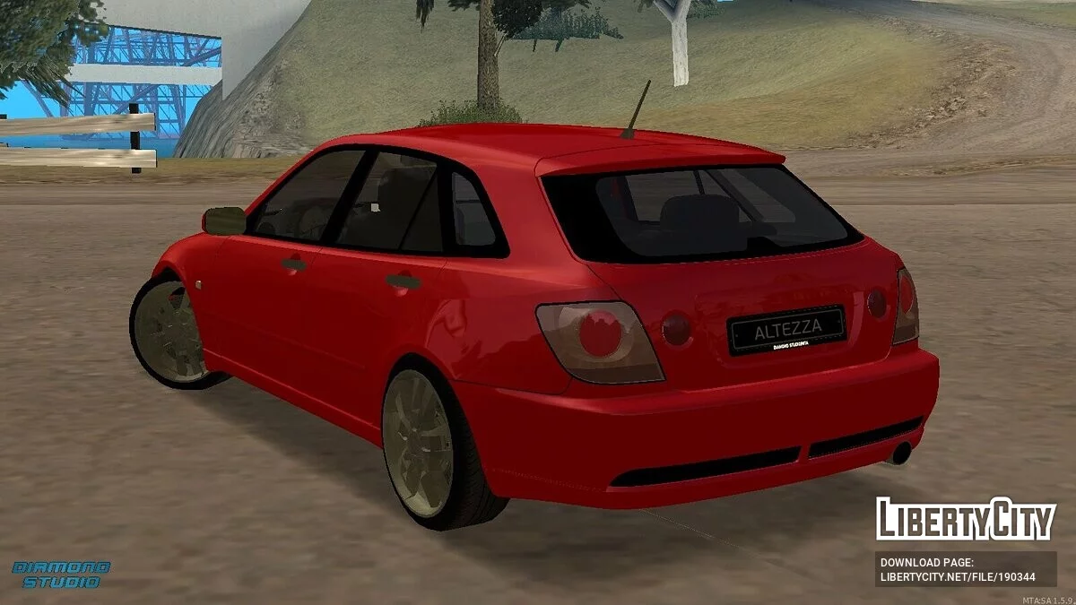 Toyota Altezza Gita + CCD / GTA San Andreas