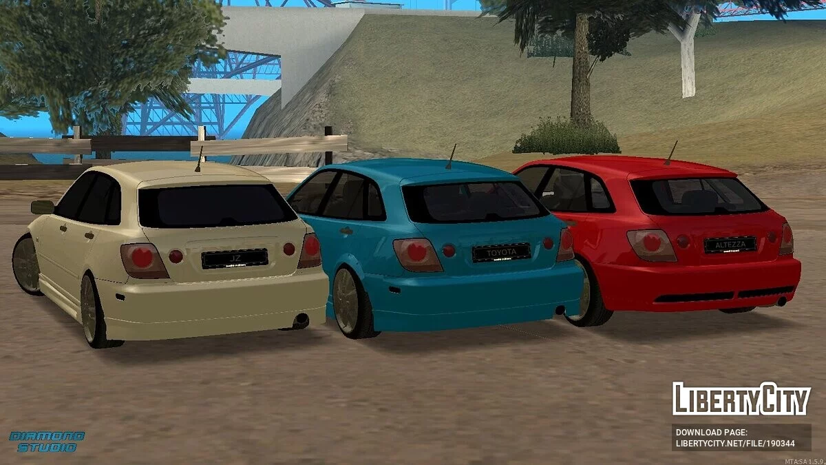 Toyota Altezza Gita + CCD / GTA San Andreas