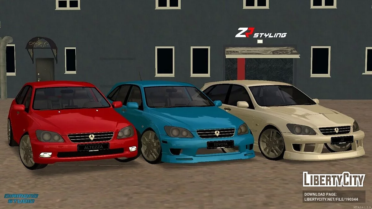Toyota Altezza Gita + CCD / GTA San Andreas