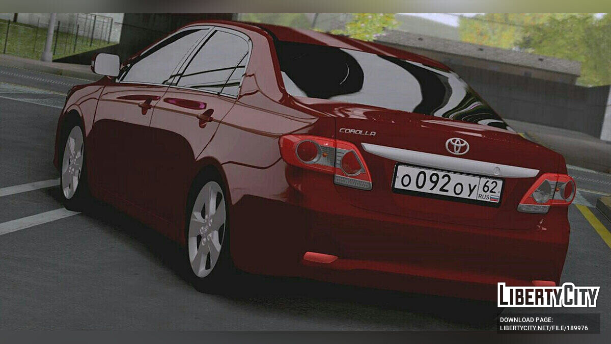 Скачать Toyota Corolla E150 для GTA San Andreas