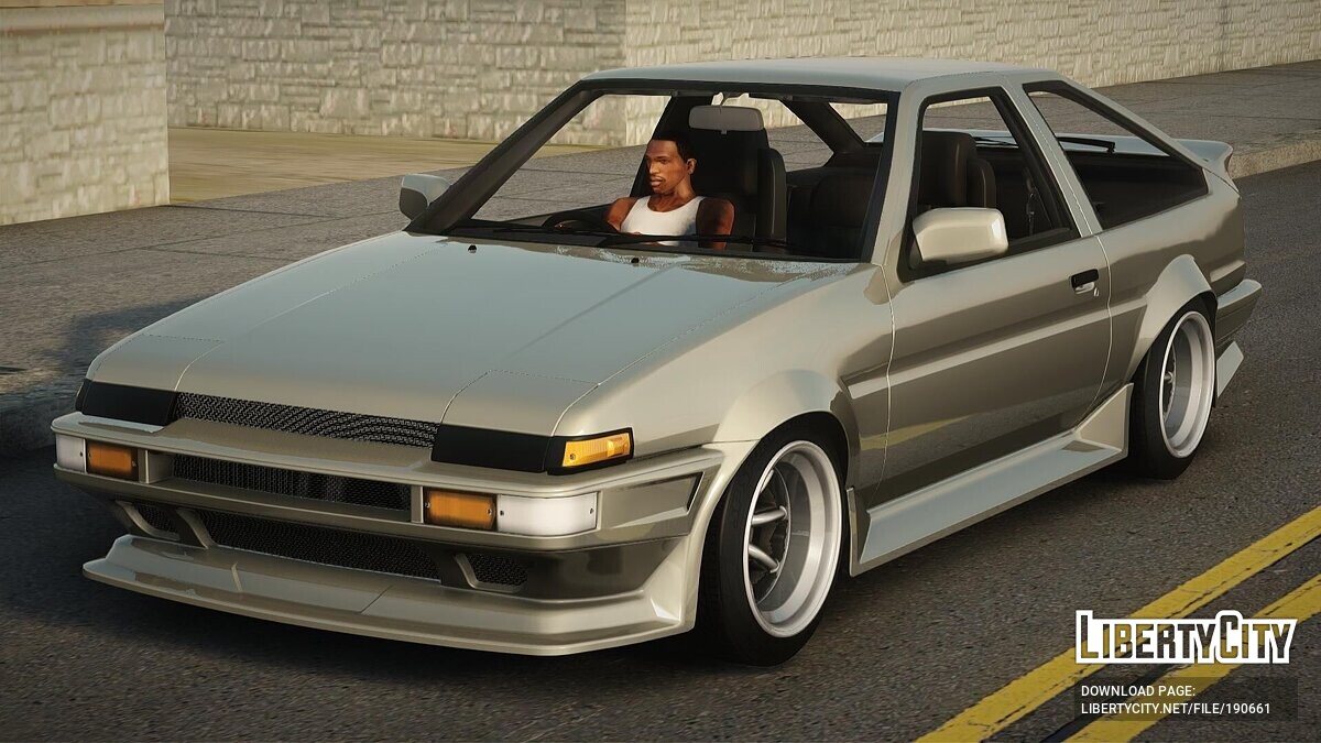 Toyota ae86 Black tuned