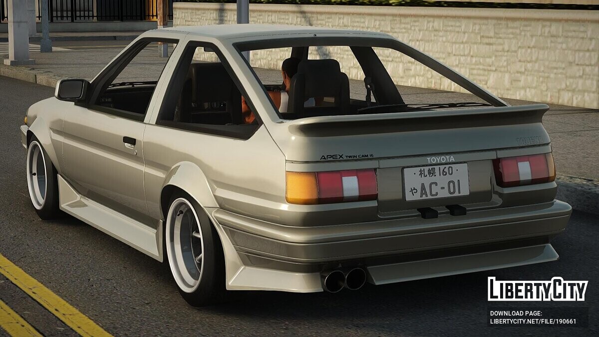 Toyota ae86 Black tuned