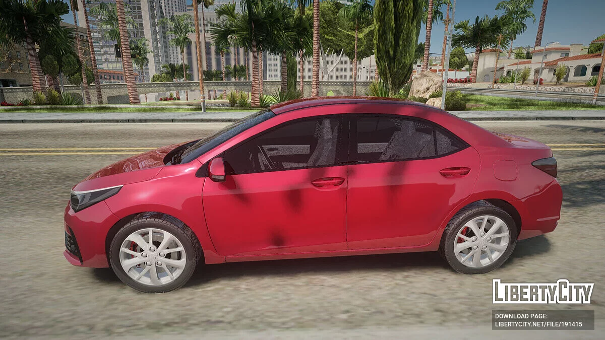 Toyota Corolla 2017 / GTA San Andreas