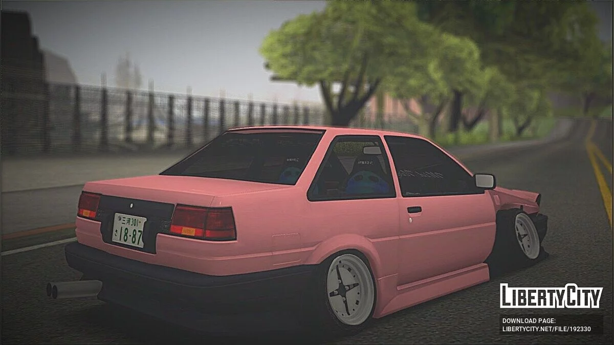 Toyota Corolla Levin AE86 / GTA San Andreas