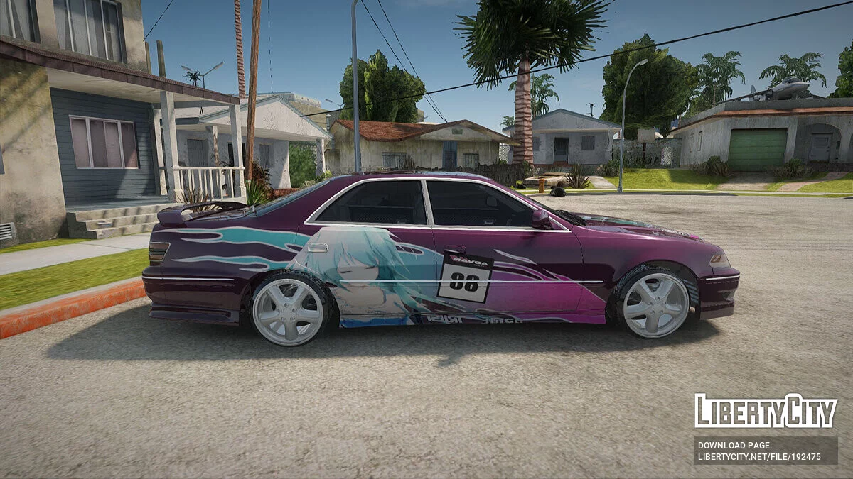Toyota Mark II Tourer V Itasha / GTA San Andreas