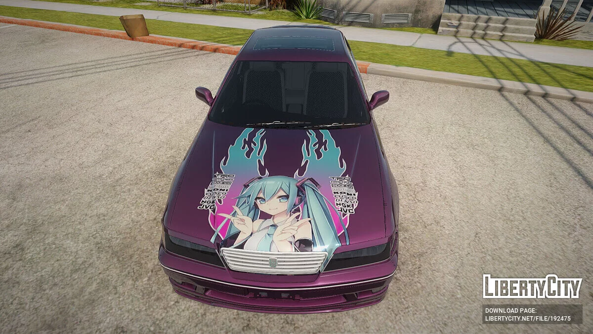 Toyota Mark II Tourer V Itasha / GTA San Andreas
