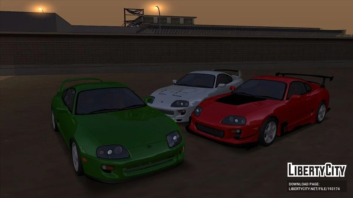 Toyota Supra A80 + CCD / GTA San Andreas