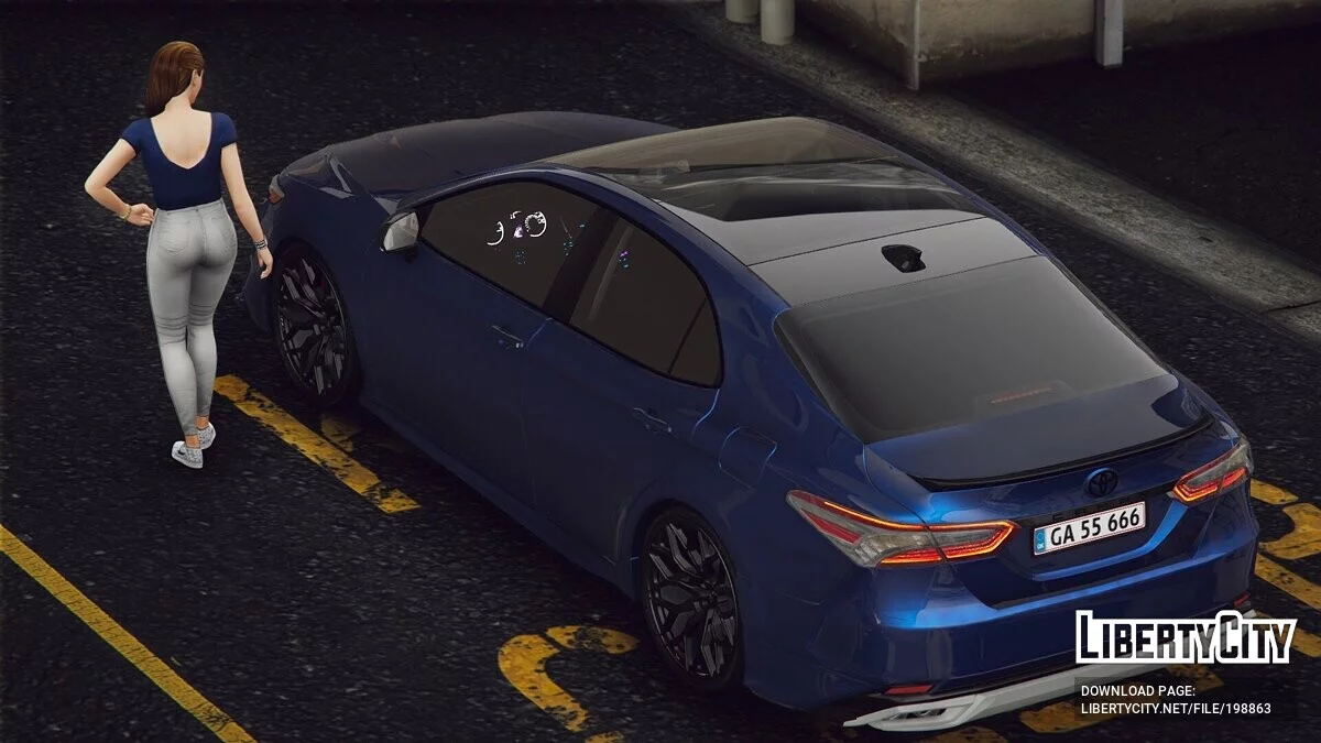 Toyota Camry V70 Modelista 2018 / GTA San Andreas