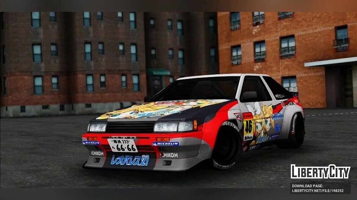 Toyota Corolla Levin AE86 / GTA San Andreas