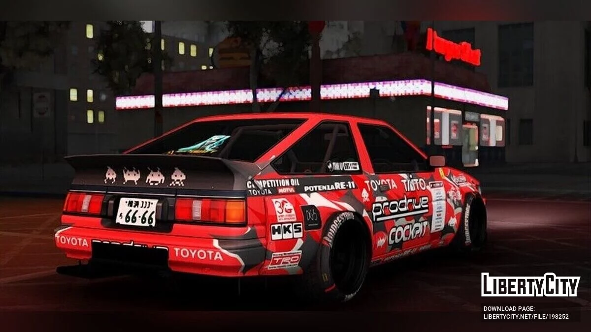 Toyota Corolla Levin AE86 / GTA San Andreas