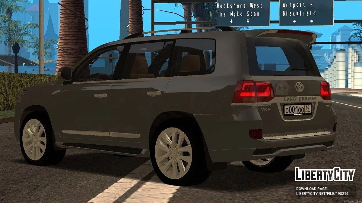 Toyota Land Cruiser 200 + CCD / GTA San Andreas