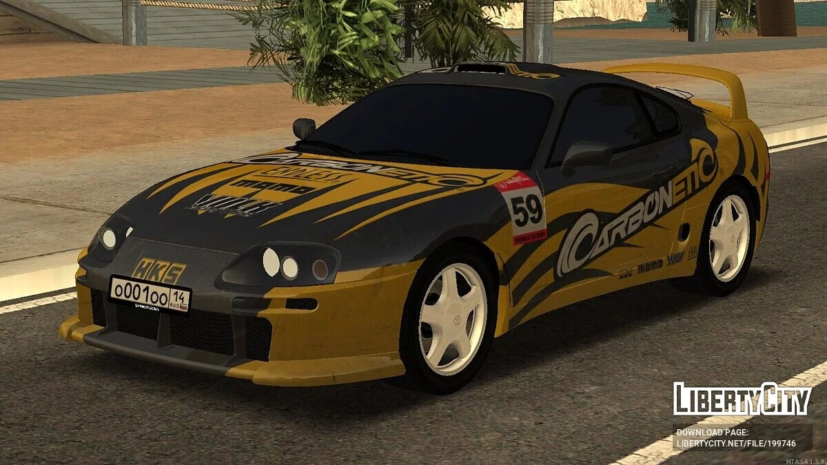 Toyota Supra JZA80 + CCD / GTA San Andreas