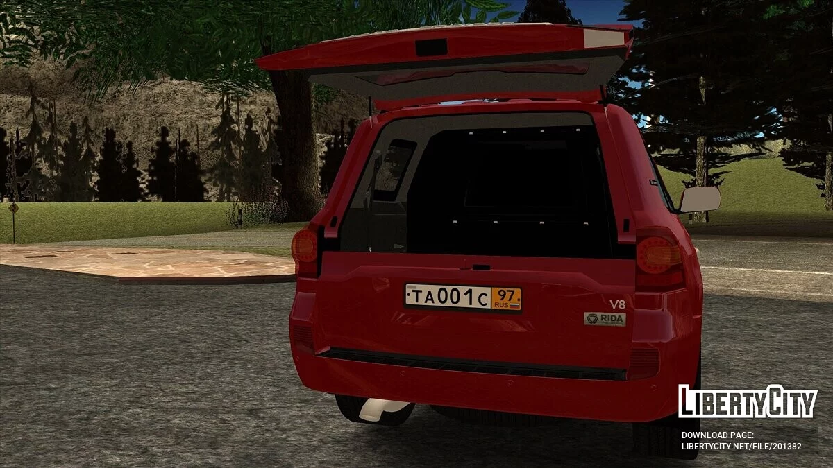 Toyota Land Cruiser 200 Бронированная 412223 Rida / GTA San Andreas