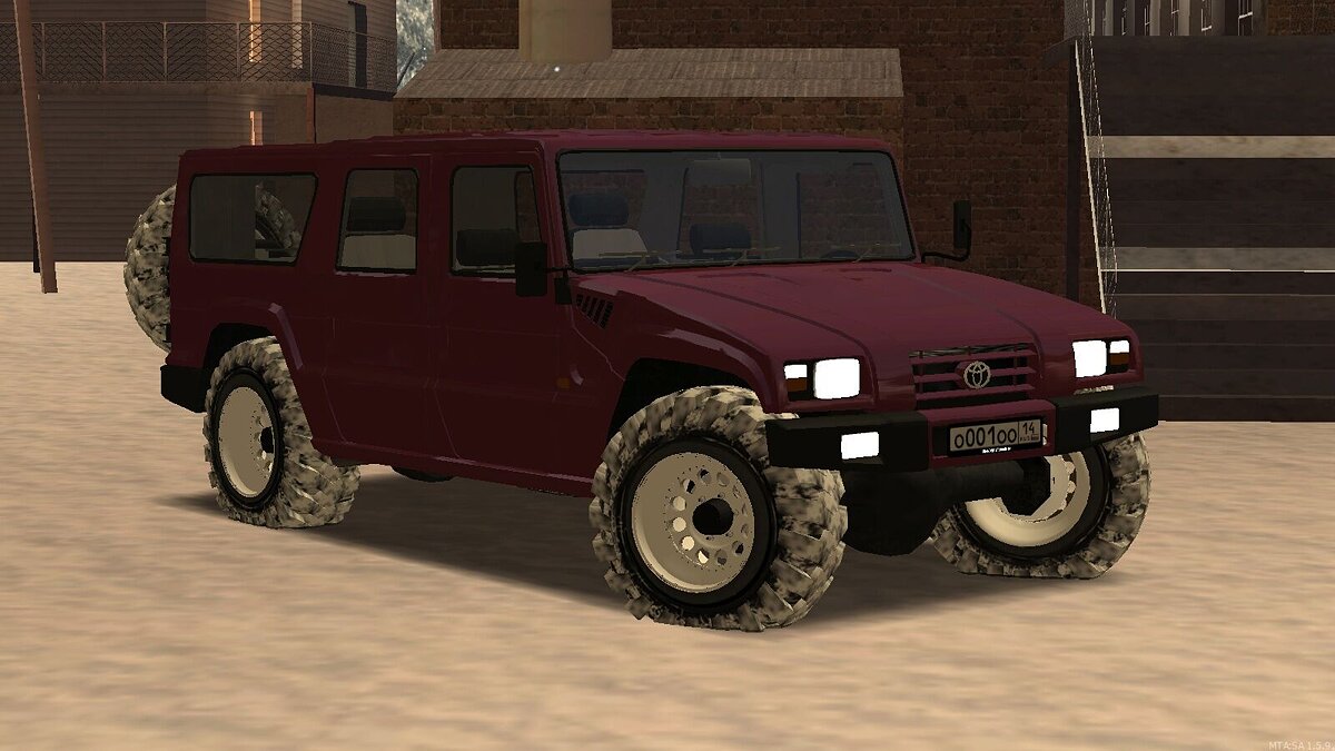 Скачать Toyota Mega Cruiser + CCD для GTA San Andreas