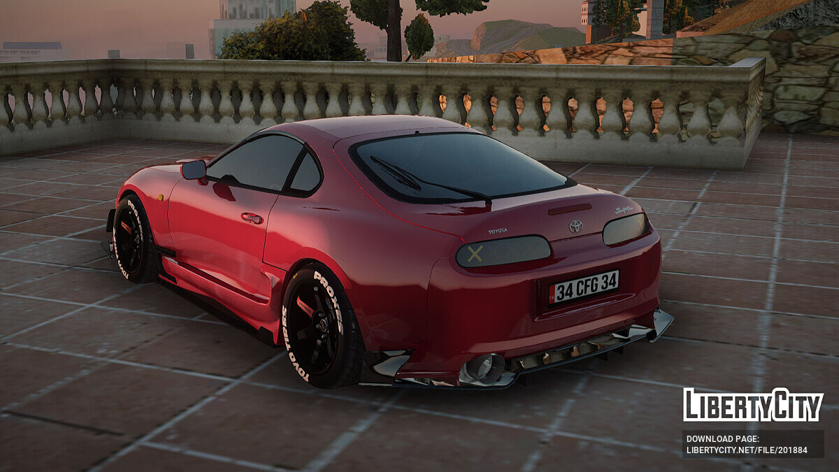 Скачать Toyota Supra MK4 для GTA San Andreas