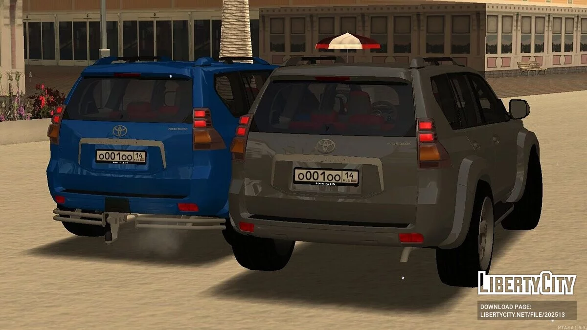 Toyota Land Cruiser Prado + CCD / GTA San Andreas