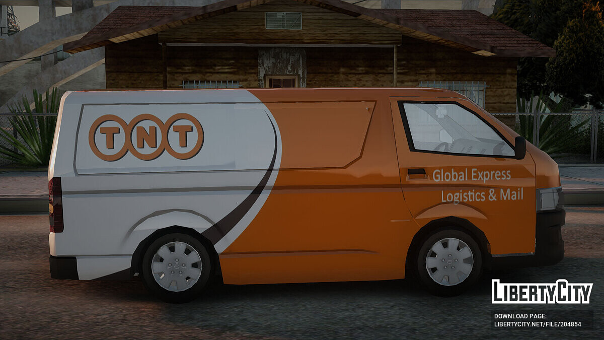 Скачать Toyota Hiace TNT Cargo Van 2006 для GTA San Andreas