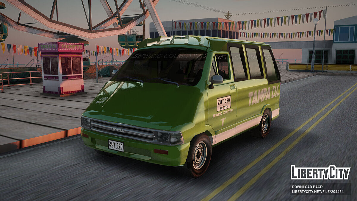 Скачать Toyota Microbus для GTA San Andreas