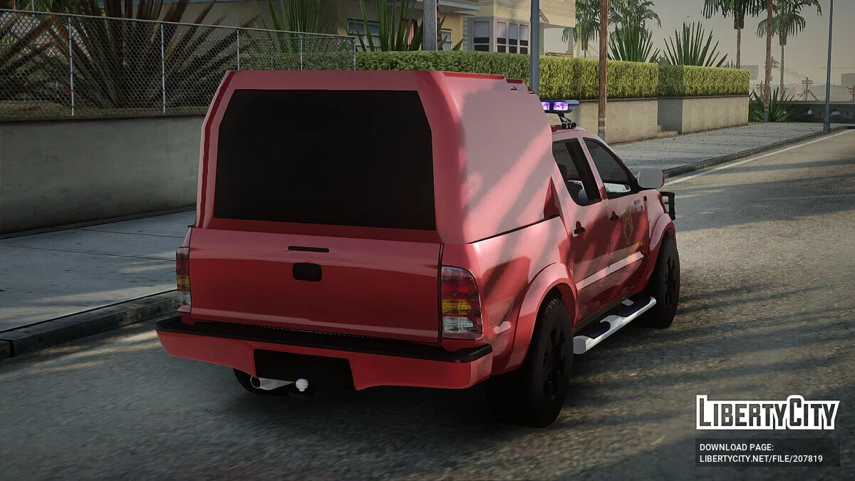 Toyota Hilux Jabatan Bomba dan Penyelamat San Andreas / GTA San Andreas
