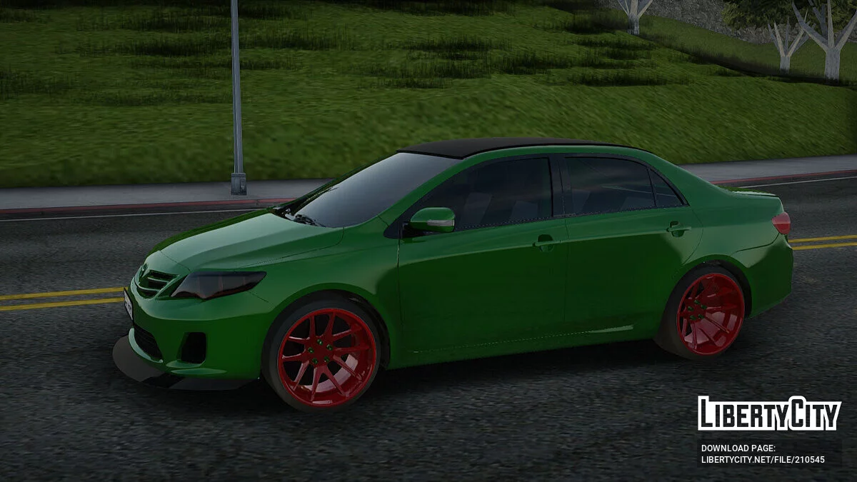 Toyota Corolla Green Edition / GTA San Andreas