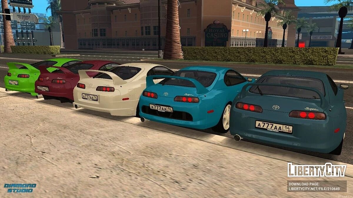 Toyota Supra A80 + CCD / GTA San Andreas
