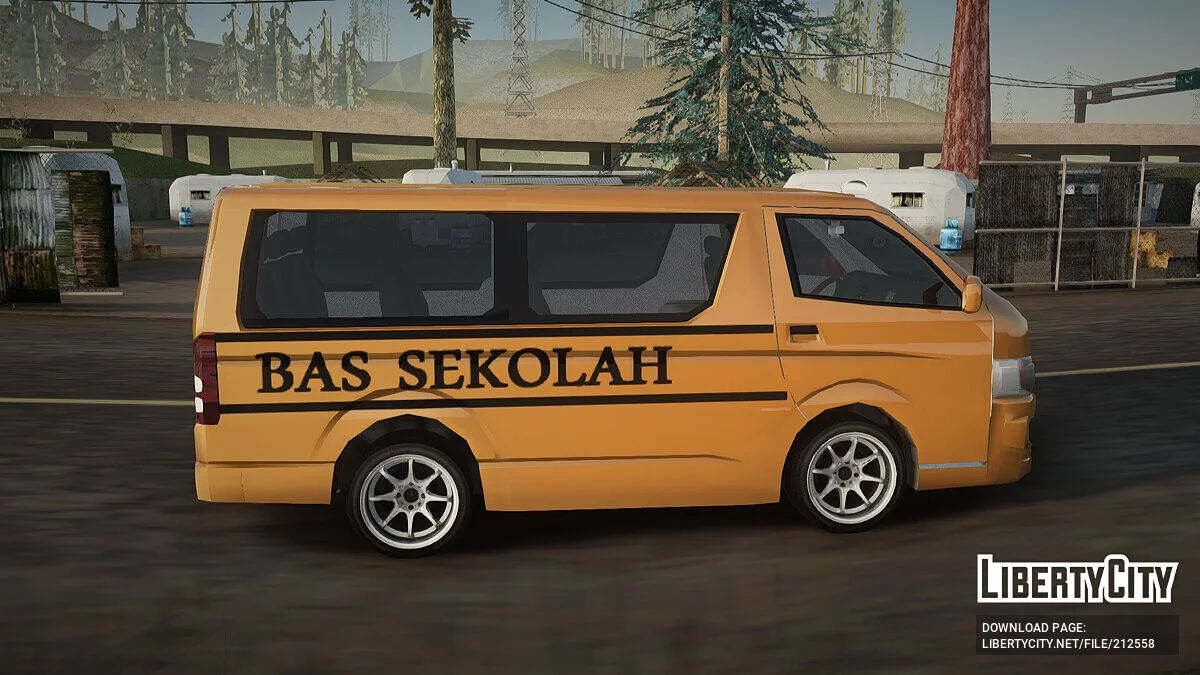 Toyota Hiace School Bus / GTA San Andreas