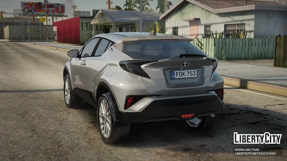Toyota C-HR 2017 Finland Plates / GTA San Andreas