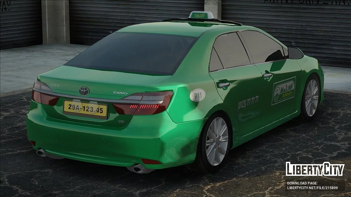 Toyota Camry V6 - Такси / GTA San Andreas
