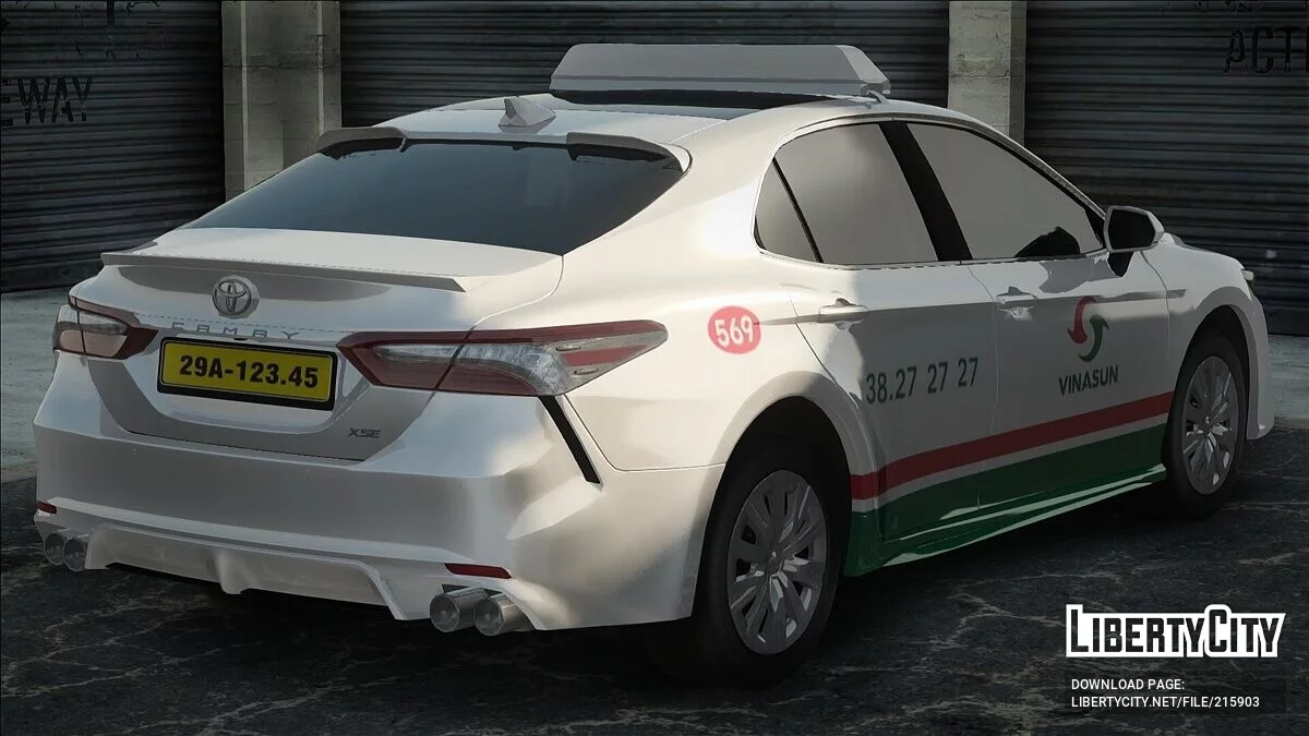 Toyota Camry X5e - Такси / GTA San Andreas