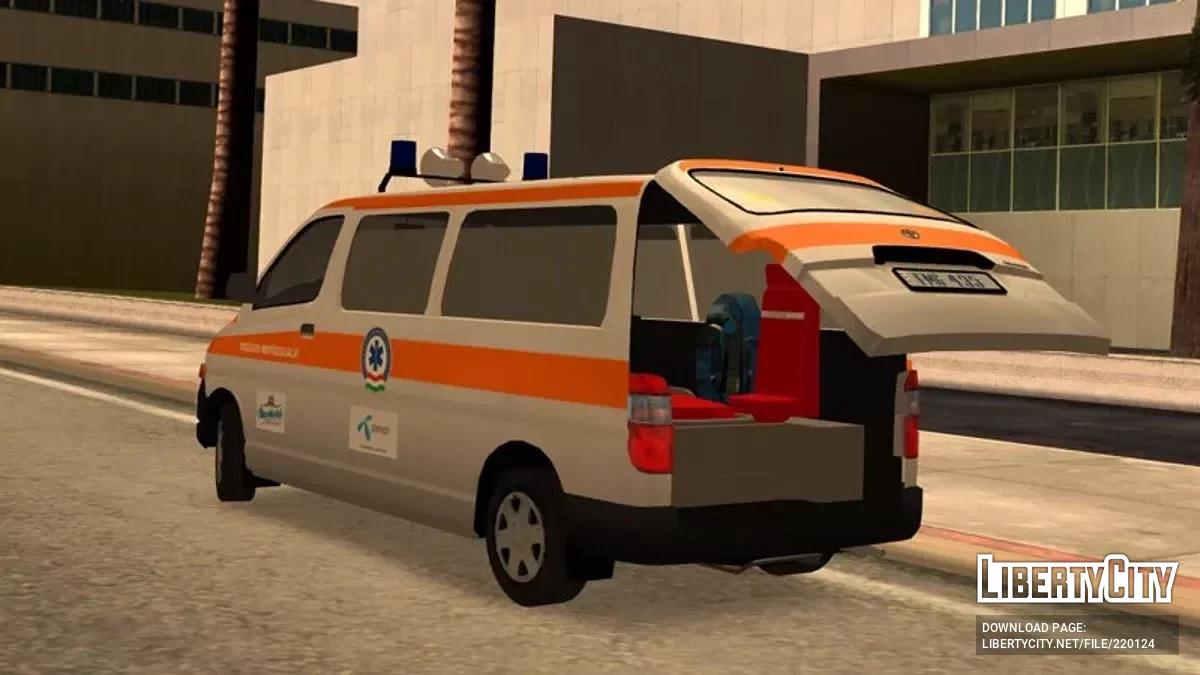 Toyota HiAce XH10 Magyar mentőautó / GTA San Andreas